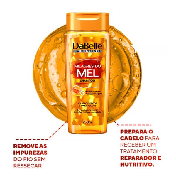 Imagem de Kit DaBelle Milagres do Mel Shampoo 250ml e Condicionador 175ml