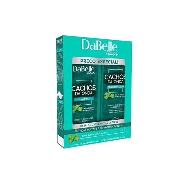 Imagem de Kit Dabelle Shampoo 375Ml + Cond 175Ml Cachos Da Onda