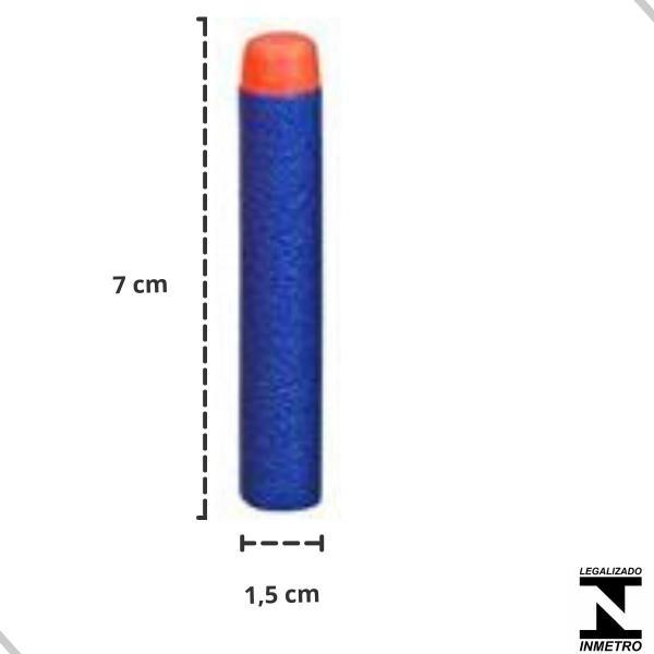 Kit Dardos de Espuma para Brinquedo Tipo Nerf Lançadores 60 Dardos - Wellkids Imagem de Kit Dardos de Espuma para Brinquedo Tipo Nerf Lançadores 60 Dardos
