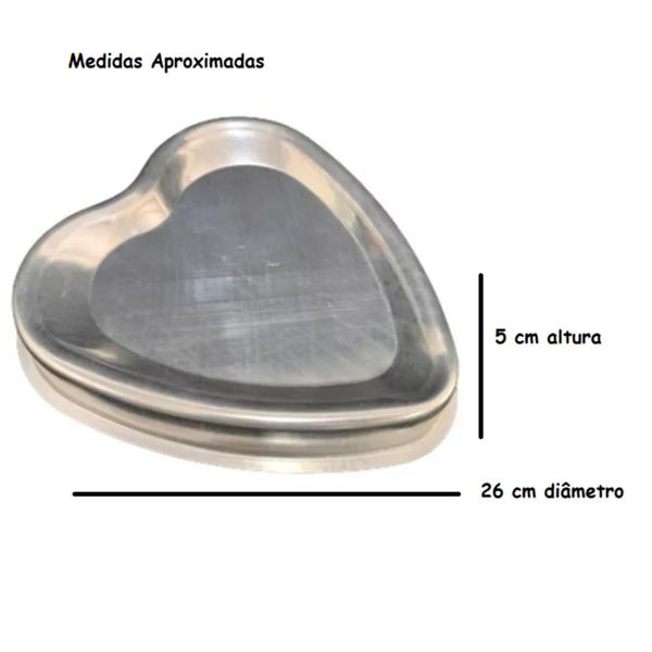 Imagem de Kit De 1 Assadeira Para Forninho Elétrico + 1 Forma De Pudim + 1 Forma Coração Ballerine