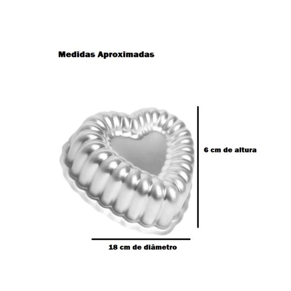 Imagem de Kit de 1 Forma Coração Ballerine Gomado + 1 Forma Suíça Gota Para Bolo Nórdico Nordic Cake