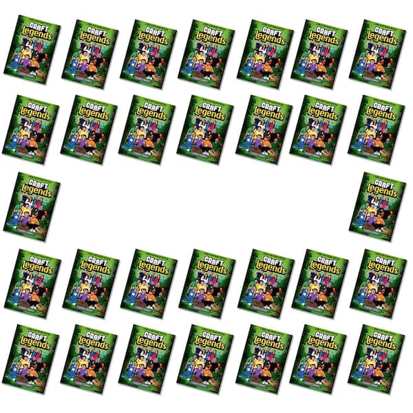 Kit de 150 Figurinhas (30 envelopes) Oficial Craft Legends