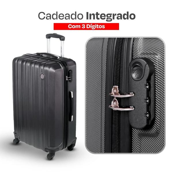 Imagem de Kit De 2 Malas Para Viagem Bordo 10Kg E Media 23Kg Sestini