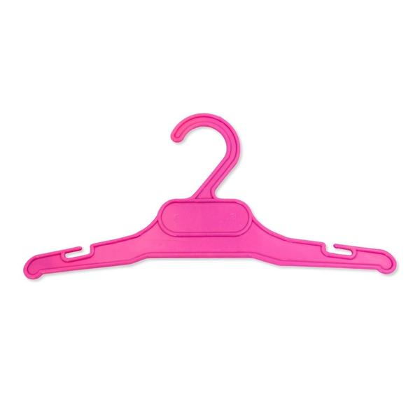 Imagem de Kit De 20 Cabides Rosa Pink Para Organização De Guarda Roupa Feminino