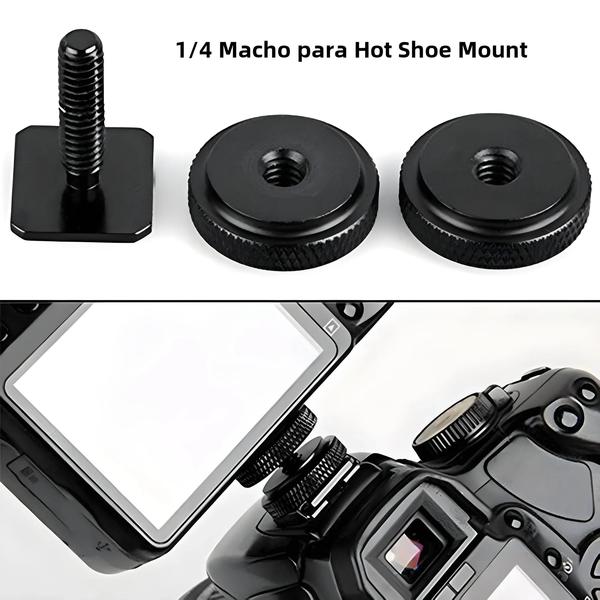 Imagem de Kit de 26 Parafusos e Adaptadores para Câmera - 1/4" e 3/8"