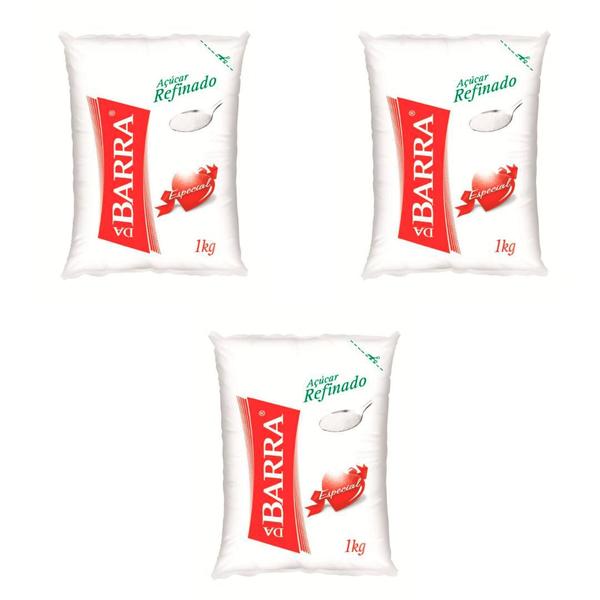 Kit de 3 Açúcares da Barra 1 kg Imagem de Kit de 3 Açúcares da Barra 1 kg