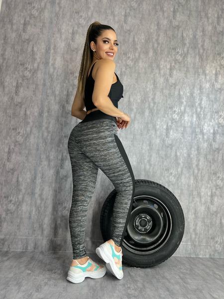 Imagem de Kit de 3 Calças Legging de Academia Feminina Roupa Fitness