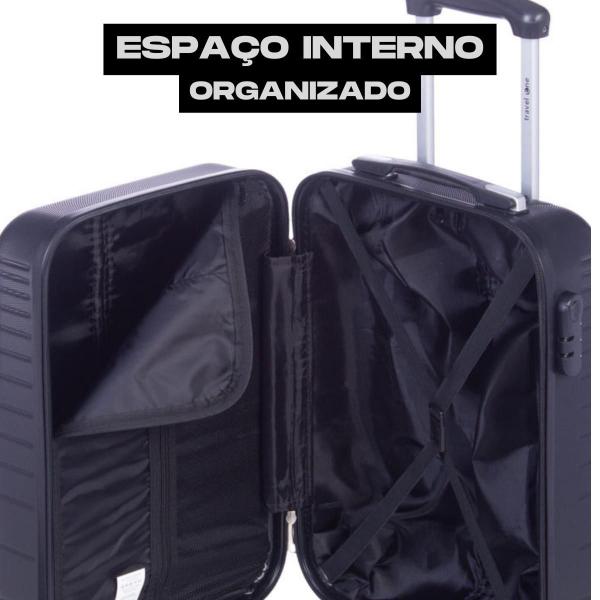 Imagem de Kit De 3 Malas Para Viagem Pmg Sestini Resistente C/Cadeado