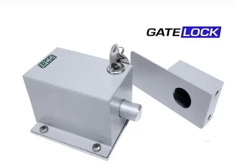 Imagem de Kit de 3 travas eletromagnética gate lock rcg 220v