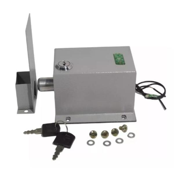 Imagem de Kit de 3 travas eletromagnética gate lock rcg 220v