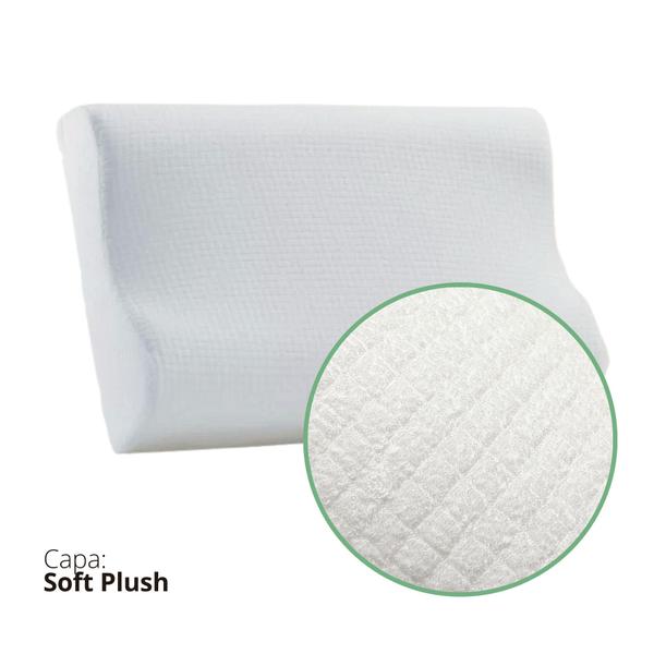 Kit de 3 Travesseiros Formato Cervical - Com Capa Removível - MarcByan Imagem de Kit de 3 Travesseiros Formato Cervical - Com Capa Removível