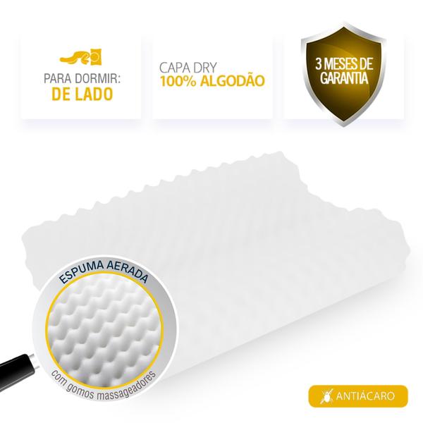 Imagem de Kit de 4 Travesseiros Contour Pillow - Duoflex