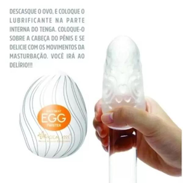 Kit de 6 Ovos Masturbador Masculino Magical Kiss - Sensual Love Imagem de Kit de 6 Ovos Masturbador Masculino Magical Kiss