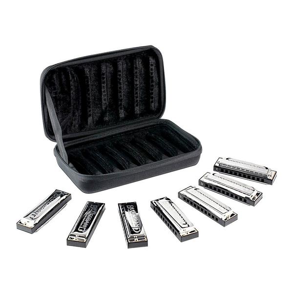 Imagem de Kit de 7 Gaitas Diatônicas BLUES BAND 7 PACK - HOHNER