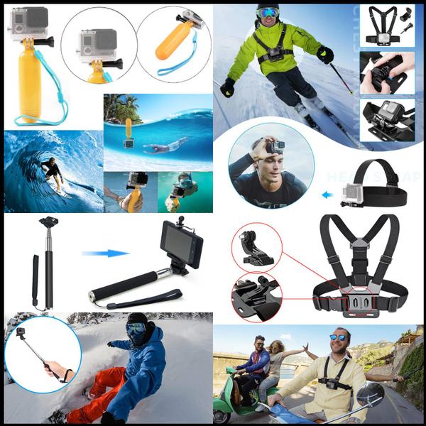 Imagem de Kit de Acessórios Completo Compatível Com GoPro Hero 5 6 7 8 9 10 Versátil Qualidade e Compatibilidade