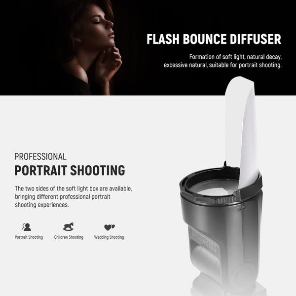 Kit de acessórios Flash Neewer Round Head para Z2 Z1 Speedlite Imagem de Kit de acessórios Flash Neewer Round Head para Z2 Z1 Speedlite
