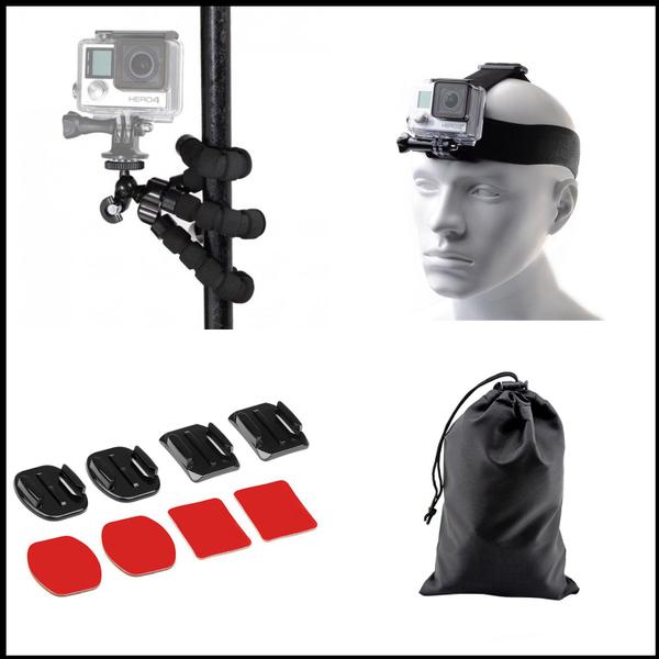 Imagem de Kit de Acessórios Premium Compatível Com Câmera Gopro Hero 12 Black Mais Completo 