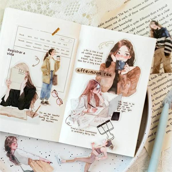 Imagem de Kit de Adesivos para Scrapbooking - 30 Peças com Tema Pet - Ideal para Diário e Decoração