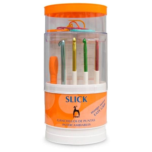 Kit de Agulhas de Crochê Intercambiáveis Pony Slick Imagem de Kit de Agulhas de Crochê Intercambiáveis Pony Slick
