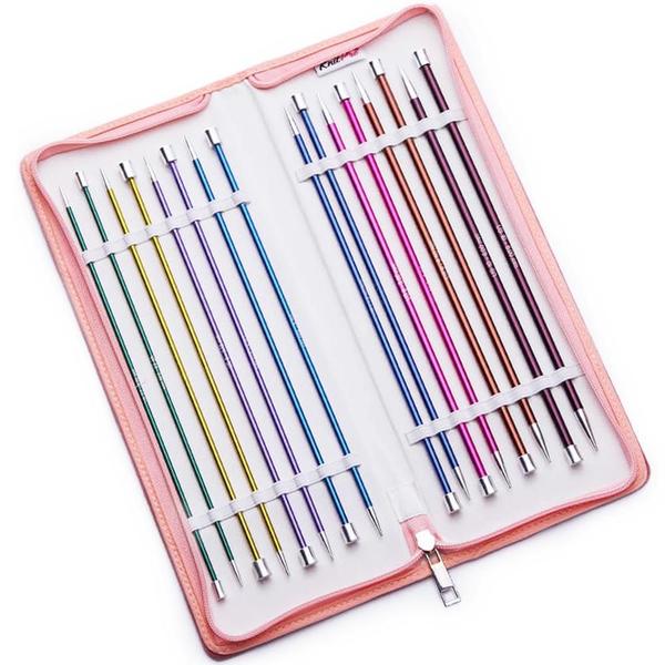 Kit de Agulhas para Tricô Zing 25cm - KnitPro Imagem de Kit de Agulhas para Tricô Zing 25cm - KnitPro