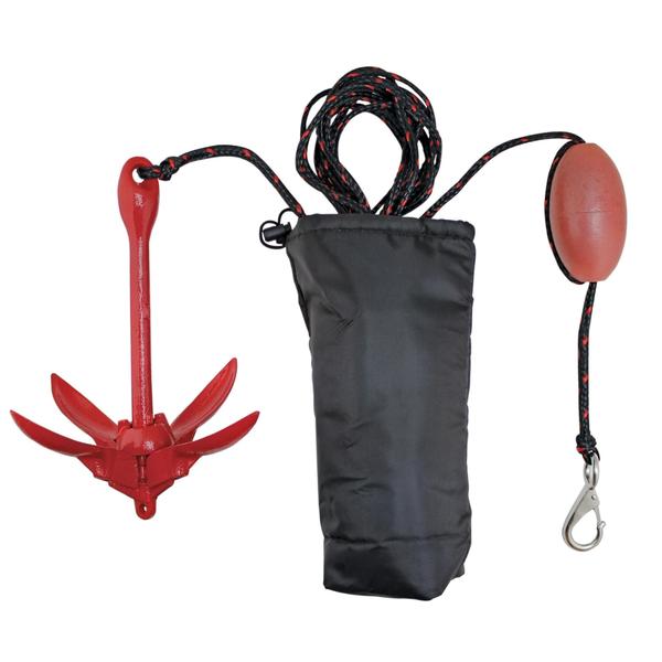 Imagem de Kit de ancoragem Extreme Max BoatTector Grapnel para barcos pequenos de 1,6 kg