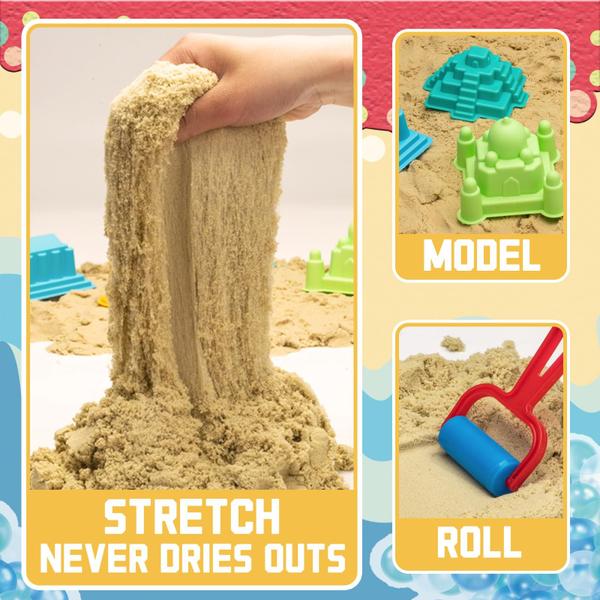 Imagem de Kit de areia sensorial Yeonha Toys Ocean & Sand com tampa, 42 unidades para crianças