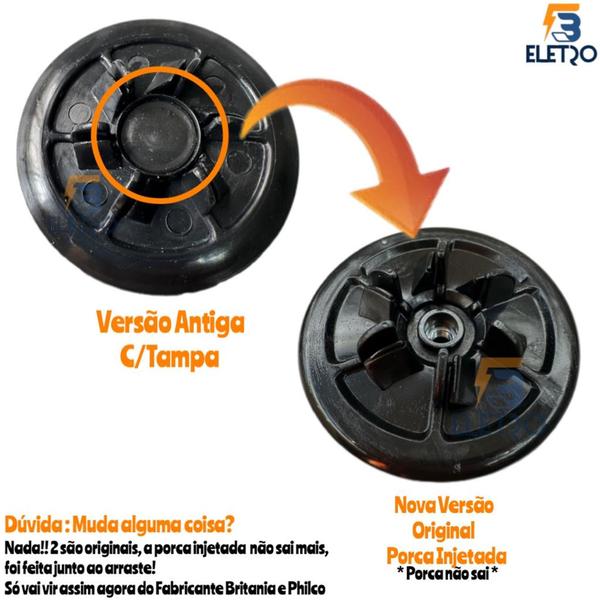 Imagem de Kit de Arrastes Originais para Liquidificadores Britania Diversos Modelos na Descrição