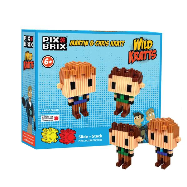 Imagem de Kit de arte Pixel Pix Brix Wild Kratts com Kratt Brothers 329 unidades