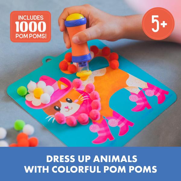 Imagem de Kit de Artesanato Educational Insights Pom Pom - 1000 Pompons (5+)