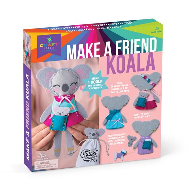 Imagem de Kit de artesanato PlayMonster Craft-Tastic Faça um amigo Koala 6-8