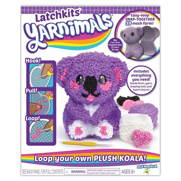 Imagem de Kit de artesanato PlayMonster Yarnimals Koala Loop, você tem mais de 8 anos