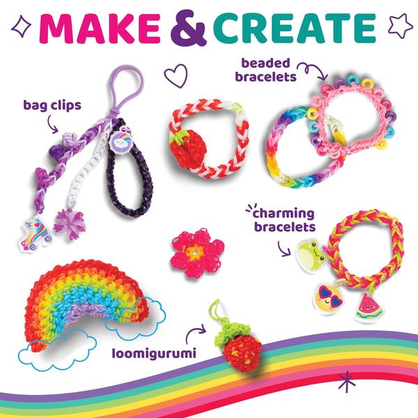 Imagem de Kit de artesanato Rainbow Loom Treasure Trove com 11.000 pulseiras Loom