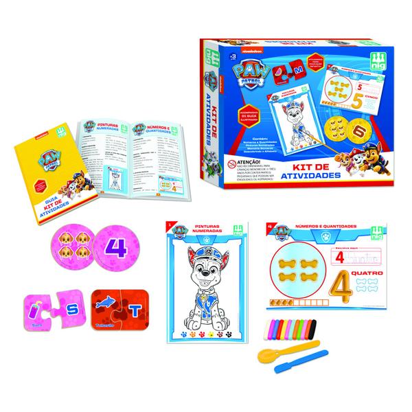 Kit de Atividades e Pintura Patrulha Canina Nig Brinquedos Imagem de Kit de Atividades e Pintura Patrulha Canina Nig Brinquedos