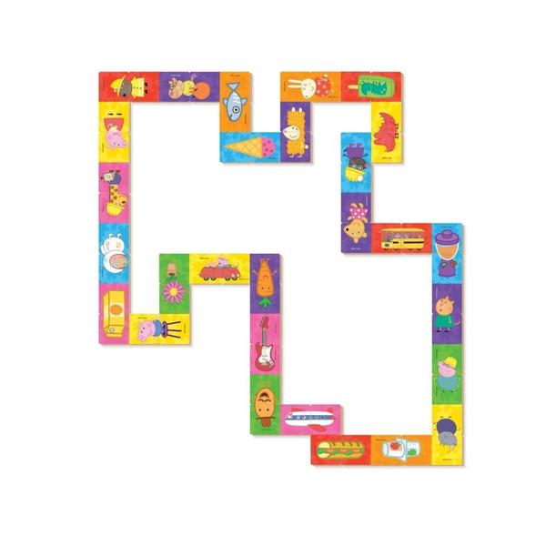 Kit de Atividades Educativo Peppa Pig Infantil Pintura Memória Dominó - Nig Brinquedos Imagem de Kit de Atividades Educativo Peppa Pig Infantil Pintura Memória Dominó