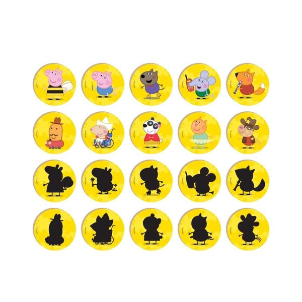 Kit de Atividades Educativo Peppa Pig Infantil Pintura Memória Dominó - Nig Brinquedos Imagem de Kit de Atividades Educativo Peppa Pig Infantil Pintura Memória Dominó