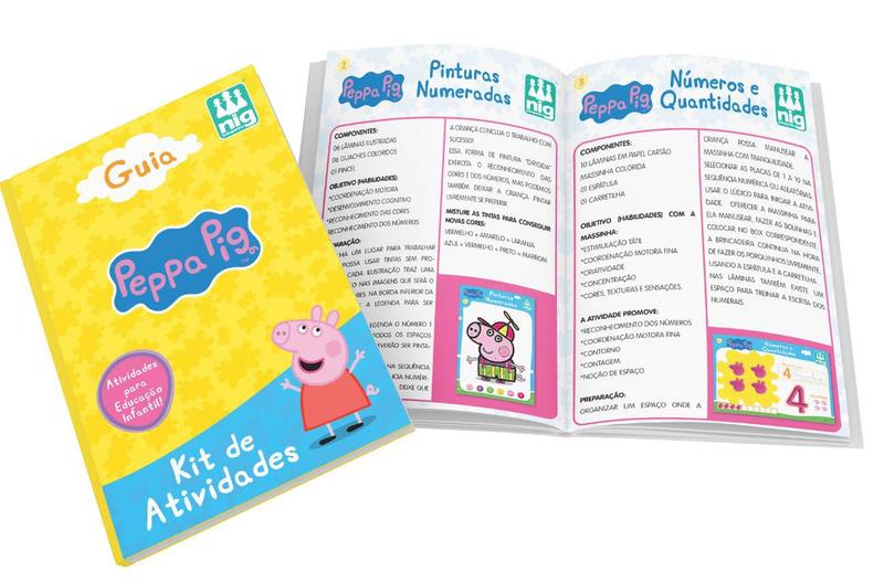 Imagem de Kit De Atividades Peppa Pig Aprendizagem Nig Brinquedos