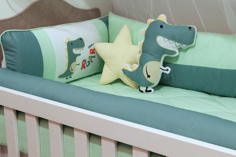 Kit de Berço Crescer - 10 Peças - Bebê Pelúcias e Enxovais Imagem de Kit de Berço Crescer - 10 Peças
