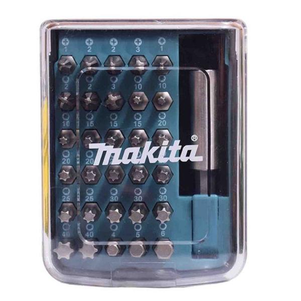 Imagem de Kit de bits 31 peças com fixador magnético d-34936 makita