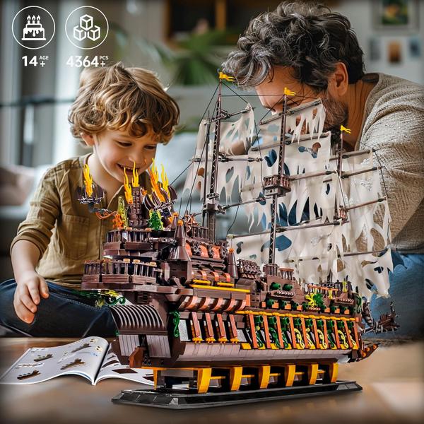 Imagem de Kit de blocos de construção Mold King Pirates Ship Dutchman 4364+