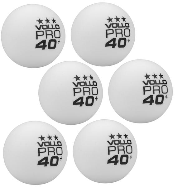 Kit De Bola De TÊNis De Mesa Ping Pong Branca 3 Estrelas 6 Unidades Vollo - VOLLO SPORTS Imagem de Kit De Bola De TÊNis De Mesa Ping Pong Branca 3 Estrelas 6 Unidades Vollo