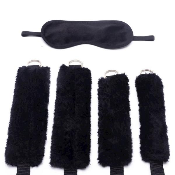 Imagem de Kit de Bondage Linha Sado Sexy Fantasy - Preto