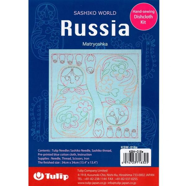 Imagem de Kit de Bordado Tulip Sashiko - Rússia Matrioska