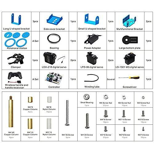 Imagem de Kit de Braço Robótico 6DOF Programação Braço de Robô com Handle PC Software e Controle de APP com Tutorial