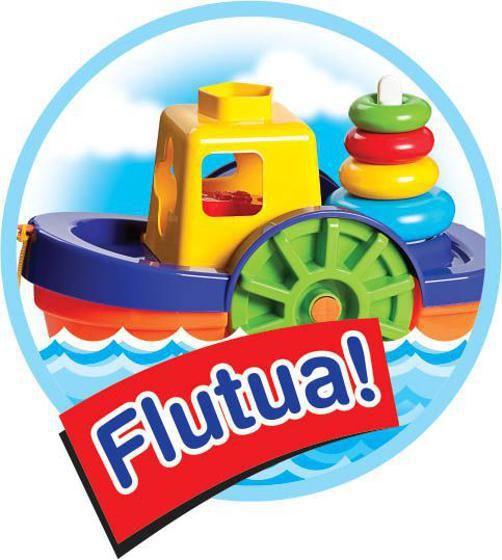 Imagem de Kit De Brinquedos Educativos Barco + Cubinhos 5 Em 1