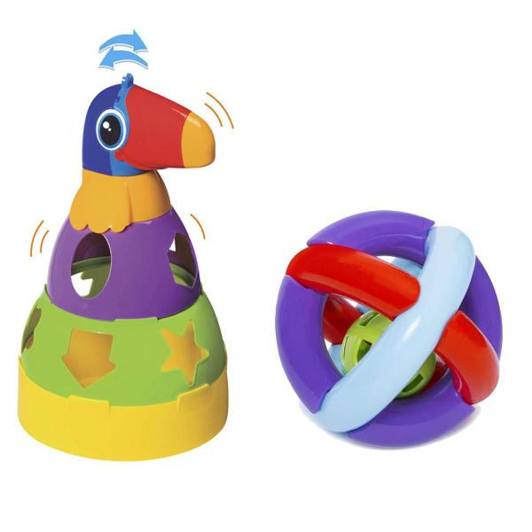 Imagem de Kit De Brinquedos Educativos Tucano + Bola