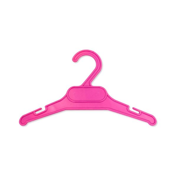 Imagem de Kit De Cabides Baby Menina Girl Cor Pink Guarda Roupa - 20 Unidades