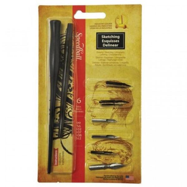 Imagem de Kit De Caligrafia Speedball Sketching 2964