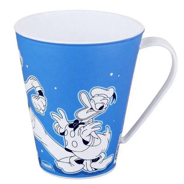 Imagem de Kit de Canecas Infantil Mickey e Minnie Disney Suco Café Refri