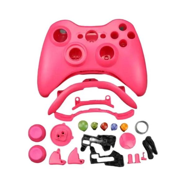 Imagem de Kit de Carcaça Completa JCD para Gamepad Xbox 360 - Peças de Reposição para Controlador Sem Fio