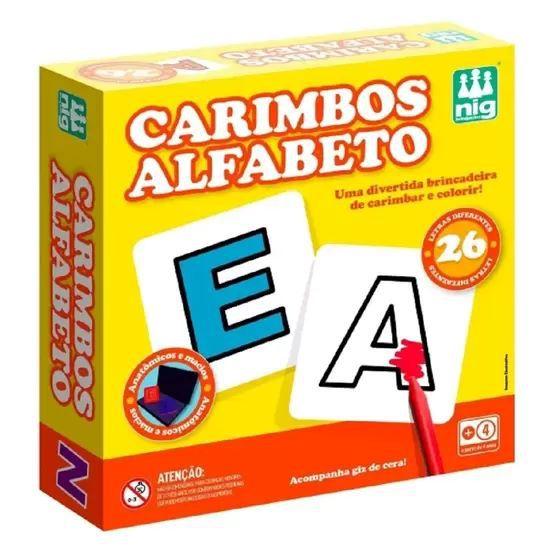 Imagem de Kit de Carimbos Educativos Alfabeto 26 Peças Nig